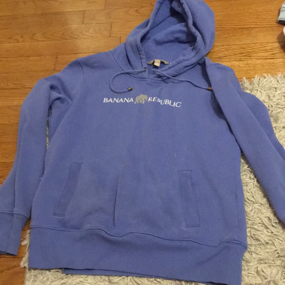 Banana republic hoodie blue womens small